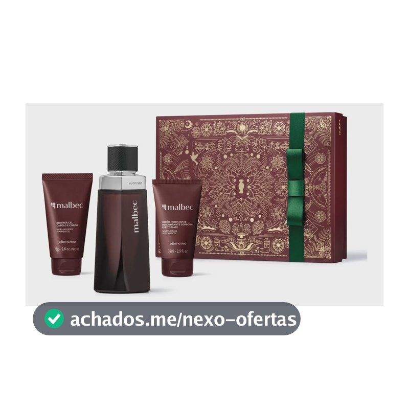 Kit Presente Malbec Tradicional Masculino O Boticário Clássico Original