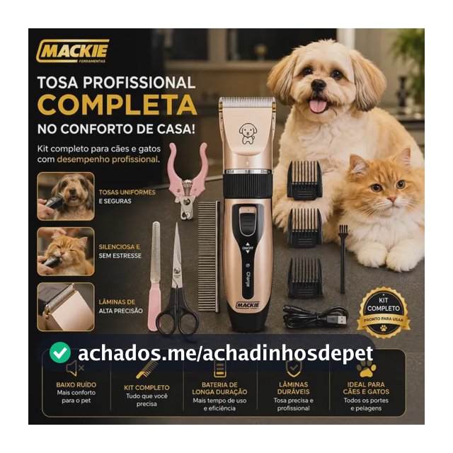 Aparelho Para Tosa Maquina Aparador Recarregável Cachorro Maquininha Tosador Silenciosa Tosquiar Caes Tosar Cachorro A Melhor Maquina De Tosa Profissional Aparelho Para Banho E Tosa Mackie Ferramentas