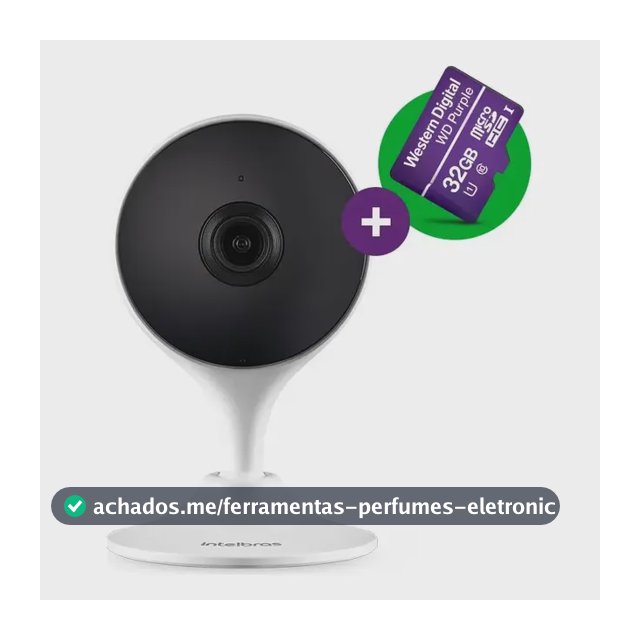 Câmera De Vídeo Wi-Fi Intelbras IM3 C MicroSD 32GB Branco