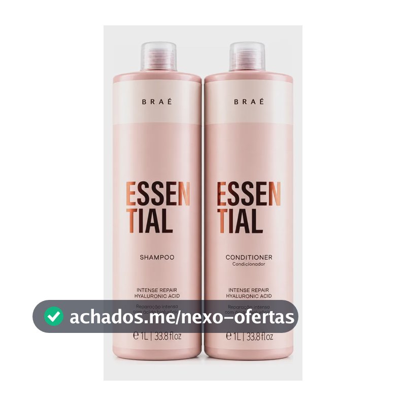 Braé Essential Shampoo E Condicionador 1l Reparação Intensa
