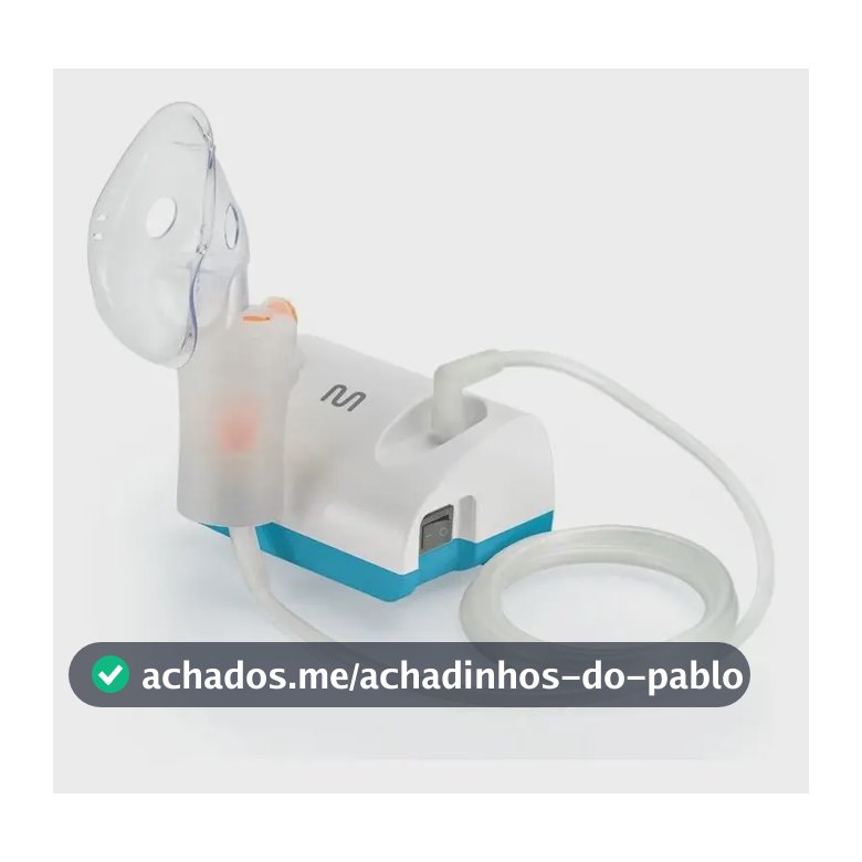 Inalador Compressor Neb Travel Multi Saúde Bivolt Portátil Silencioso Para Inalação Com Medicamentos E Soro Respiratório - HC032