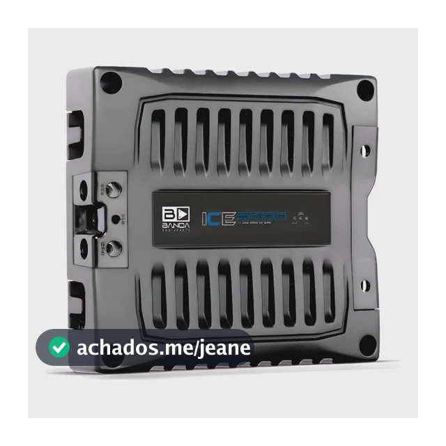 Banda Modulo Automotivo Ice 3002 3000w 2 Ohms Full Range