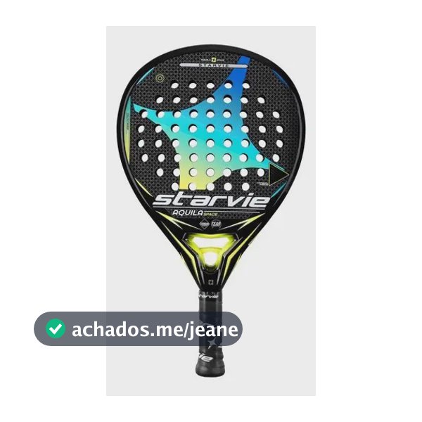 Raquete de Padel StarVie Aquila Soft EVA Forma Lágrima Controle Preta