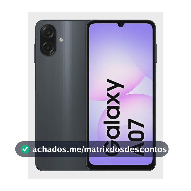 Samsung Galaxy A07 128gb 4gb Ram Preto