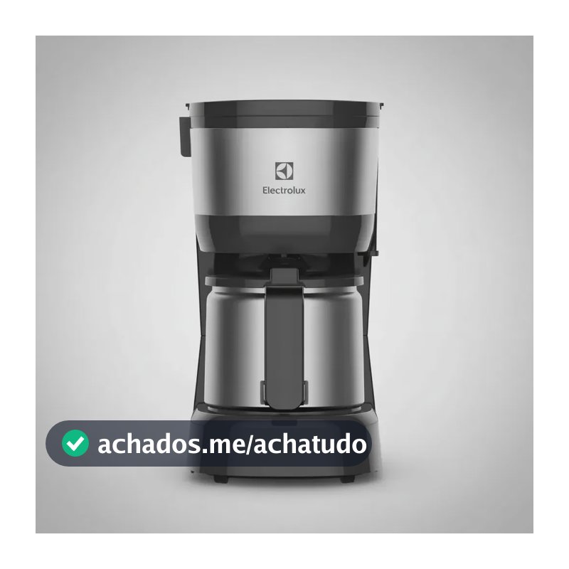 Cafeteira Elétrica Efficient Electrolux Jarra Inox 15 Xicara Prata