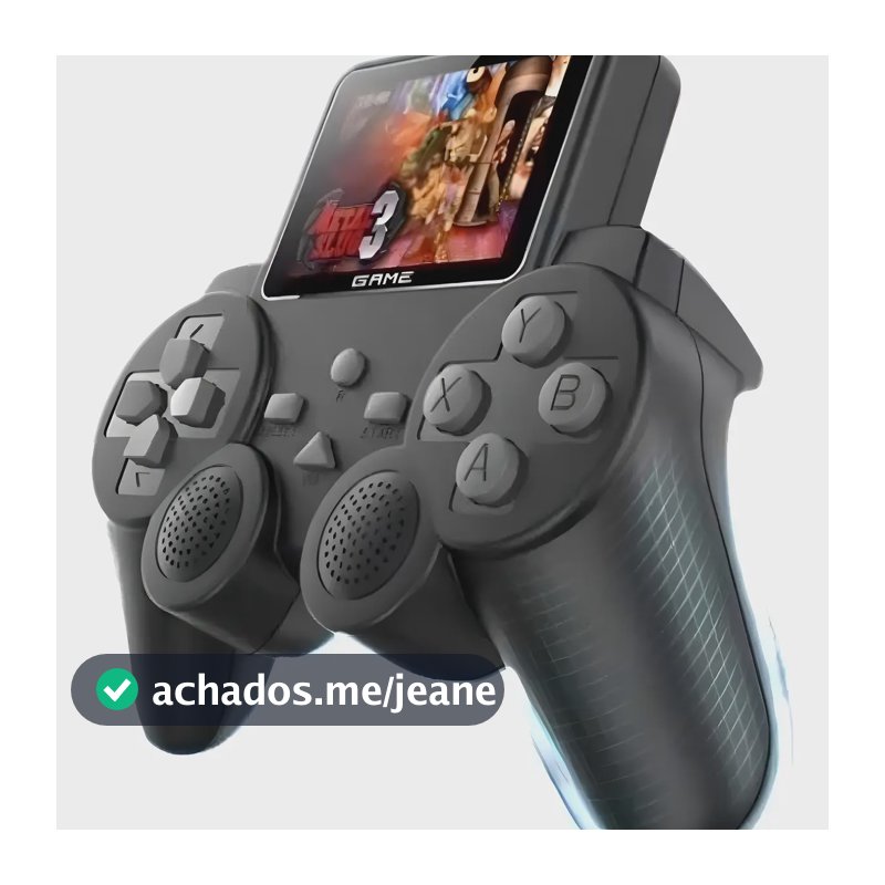 Consola de jogos S10 com alça de controle remoto
