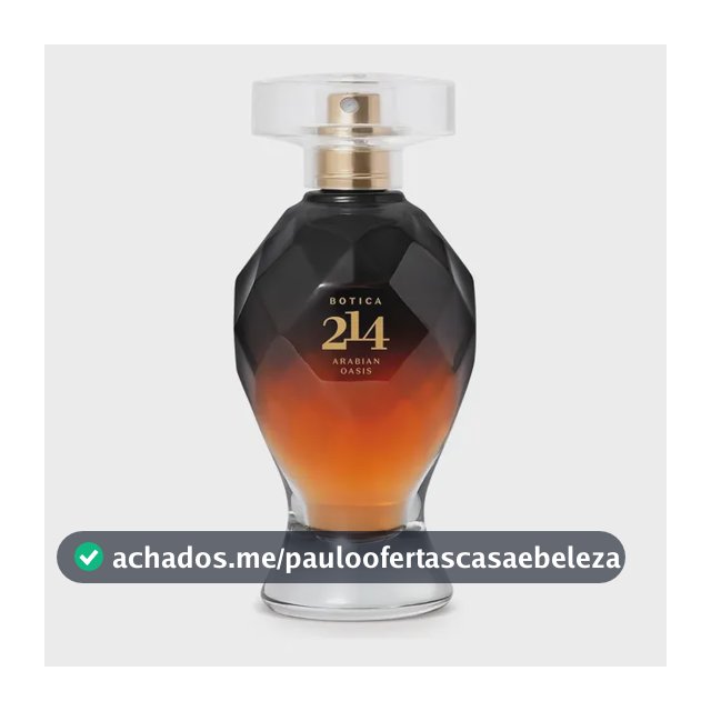 O Boticário Botica 214 Arabian Oasis Edp Feminino 75ml