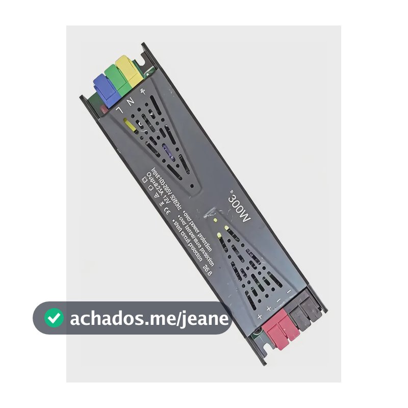 Fonte Slim Driver Chaveada 12v 25a 300w Bivolt Automática