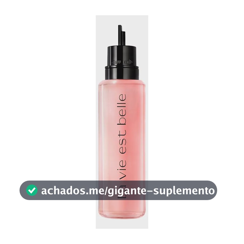 Refil Perfume Feminino Eau De Parfum, Fragrância Floral Gourmand Inebriante Com Íris Nobre E Baunilha, Aroma De Felicidade E Feminilidade, La Vie Est Belle Lancôme, Frasco Com 100ml