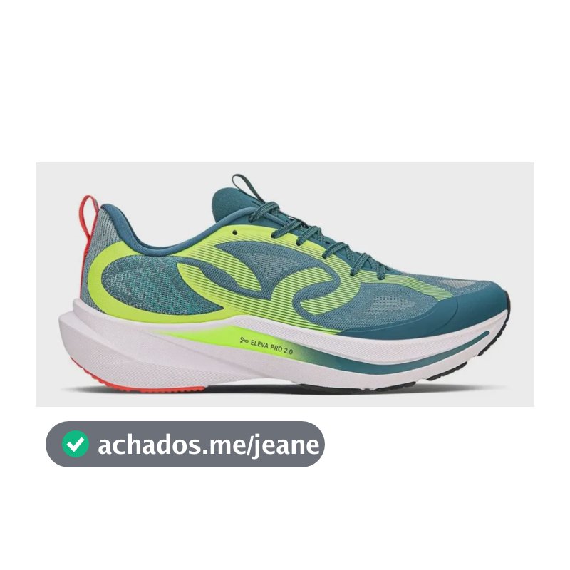 Tênis Olympikus Corre Vento 3 Masculino Confortável E  Leve Atlantico /verde 39 Br