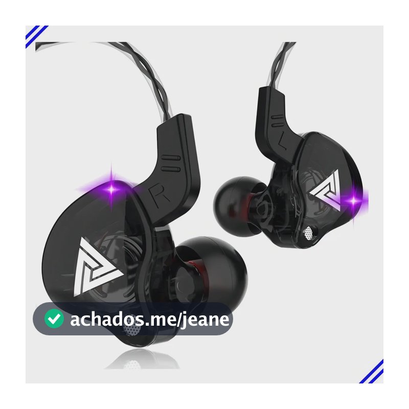 Fone De Ouvido In-ear Gamer Qkz Premium Ak6