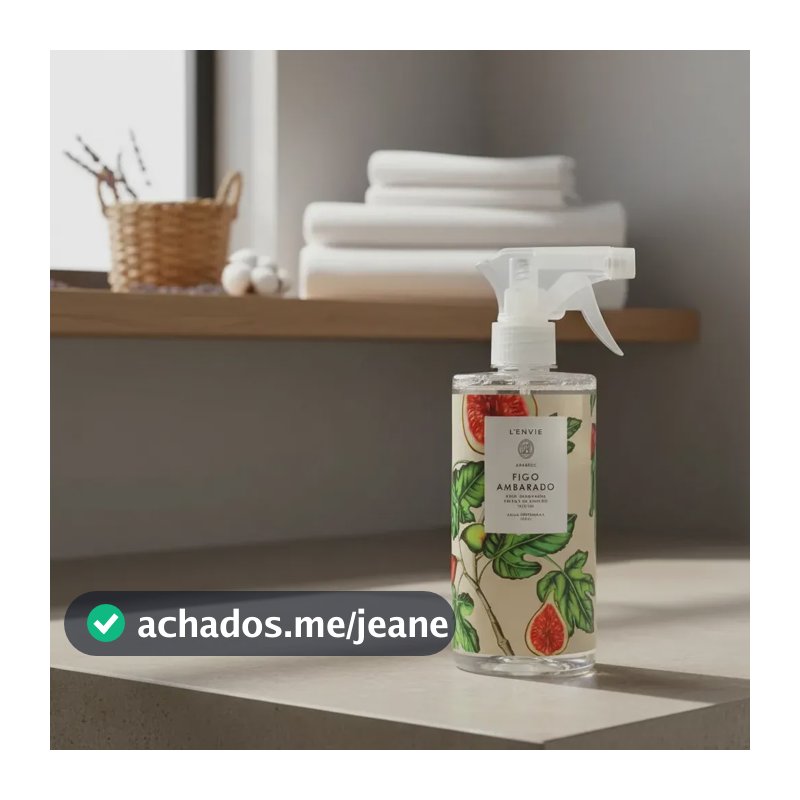 Água Perfumada L'envie Figo Ambarado 500ml | Aroma Premium