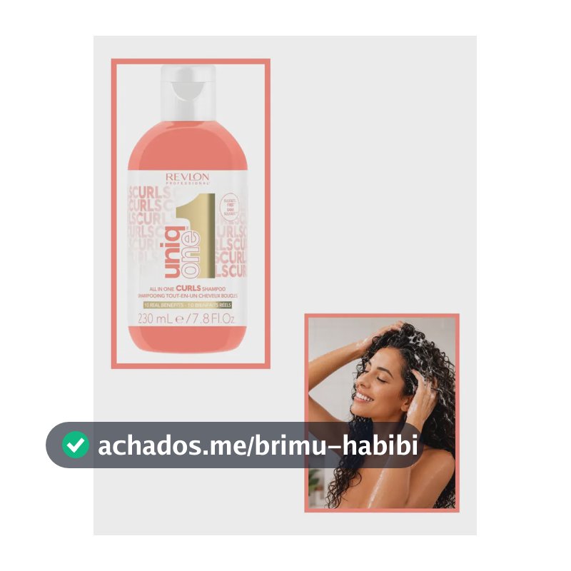 Shampoo Revlon Professional Uniq One All In One Curls 230ml