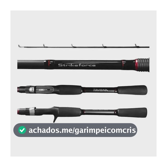 Vara Carretilha Daiwa Strikeforce 6'0 1,83m 12-25lb - 2 Partes