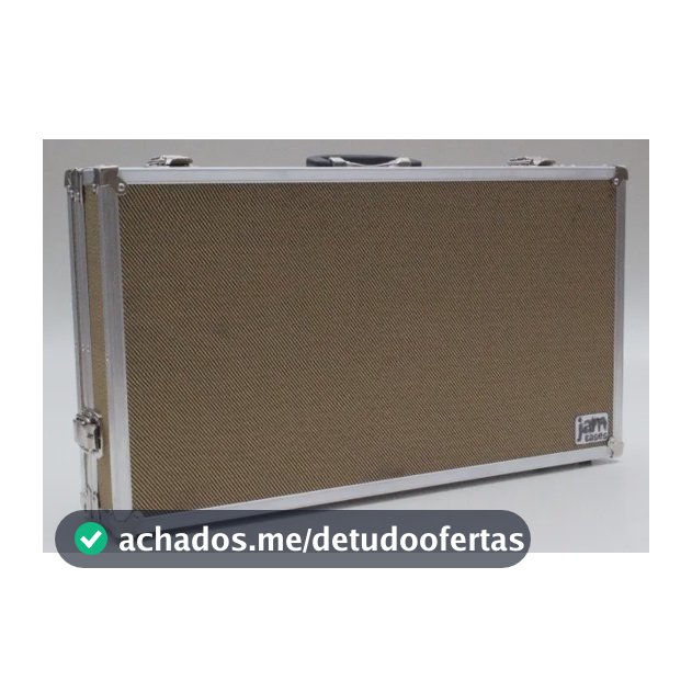 Case Tweed jam cases Pedal Board Pedais Pedaleira 70x40x10cm Amarelo