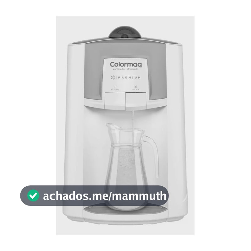 Purificador de Água Colormaq Premium Compressor Cor Branco Purpr