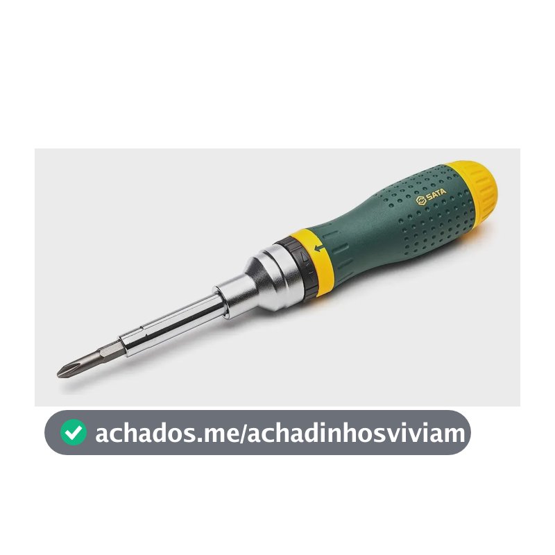 Kit Chaves De Fenda Multiuso Sata 19 Peças Pontas