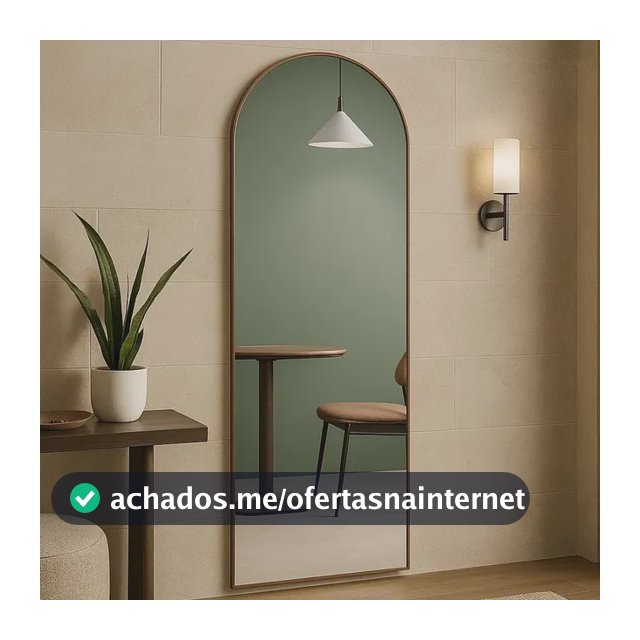 Espelho 170x70 Decorativo Grande Corpo Inteiro Com Moldura Caramelo