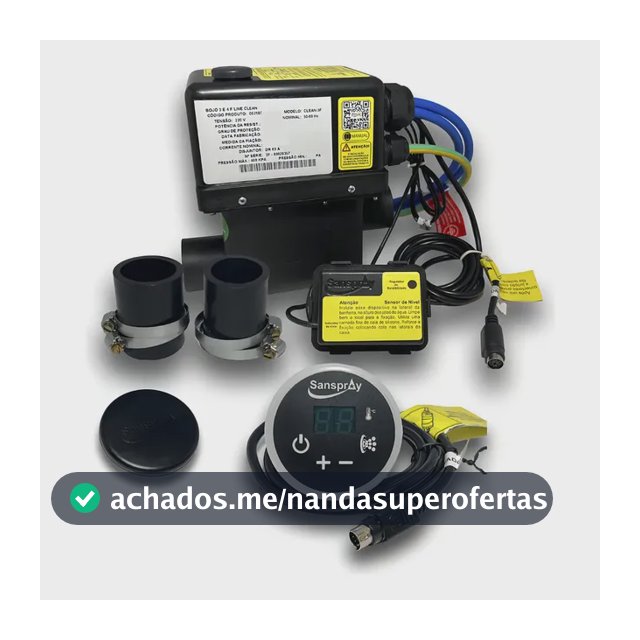 Aquecedor Sanspray Banheira Hidro Spa 8000w 3 Funções Com Painel Controlador 3f Preto