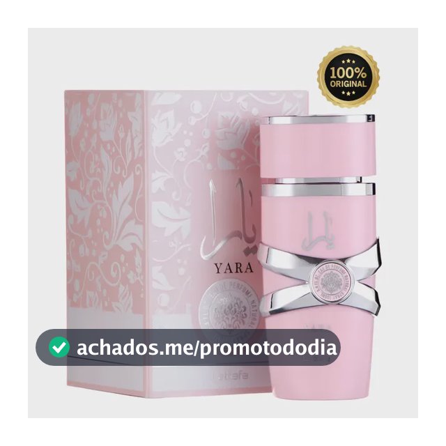Perfume Árabe Feminino Yara Lattafa Eau De Parfum 100 Ml