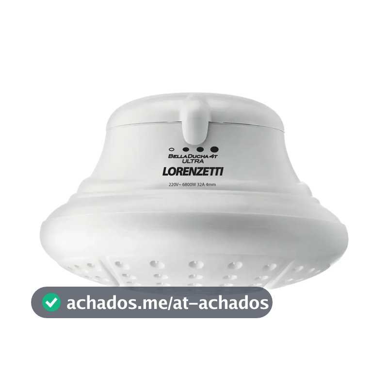 Chuveiro Bella Ducha 4T Ultra Lorenzetti Elétrica