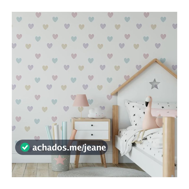 100 Adesivos De Parede Corações Colorido Menina Bebê Quarto Colorido