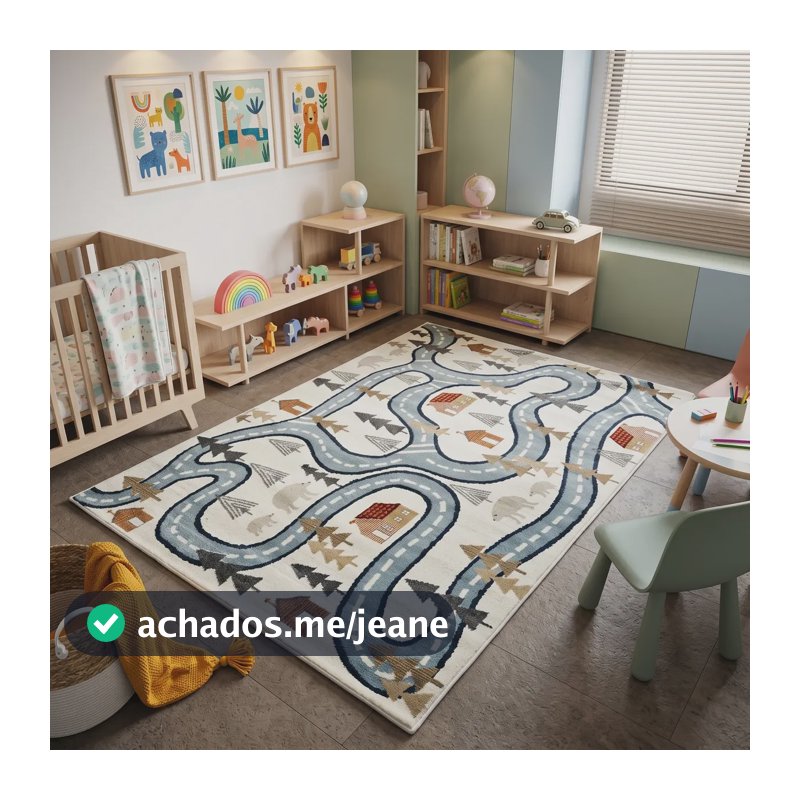 Tapete Egípcio Senet Infantil Antialérgico Kids Alto Padrão 2 M 1.4 M 150x200 Senet 03