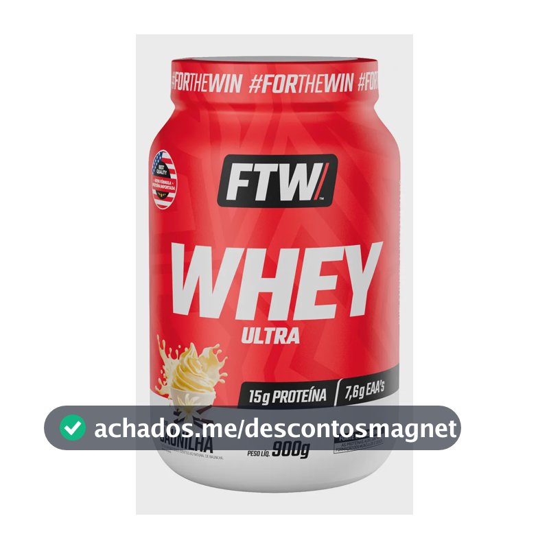 Whey protein FTW em pó sabor Baunilha x 900g