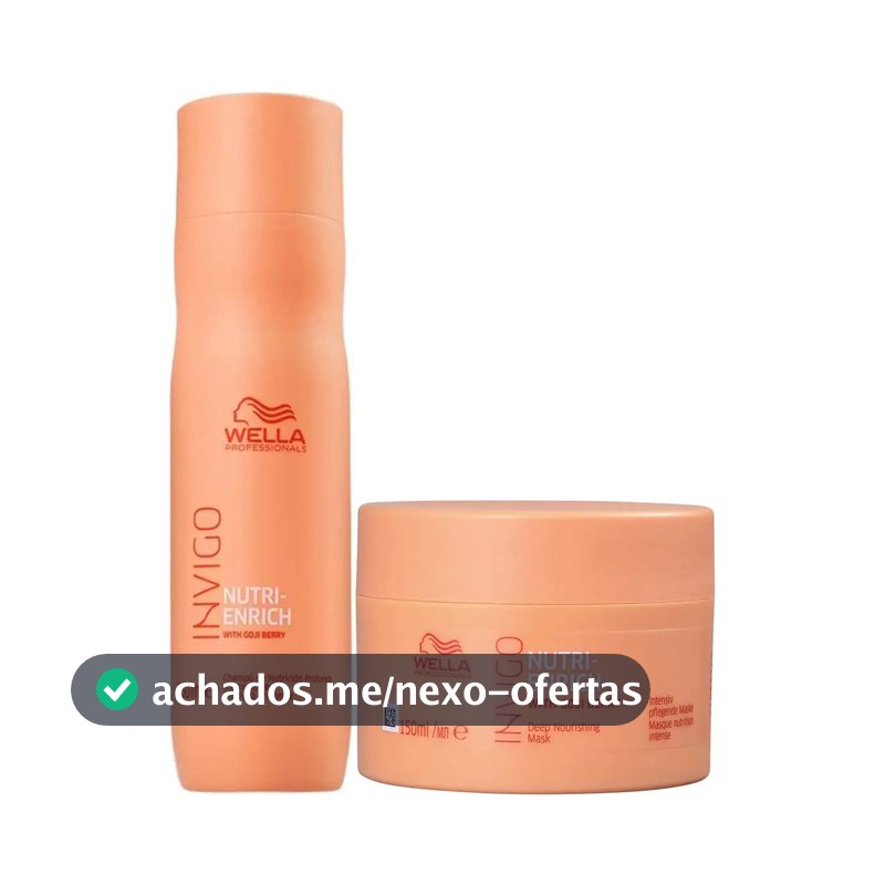 Kit Invigo Nutri Enrich Shampoo 250ml E Máscara 150ml