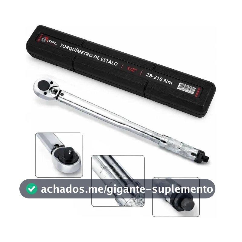 Torquimetro De Estalo 1/2 Pol 2.8 A 21kg Crv Reversível MFL