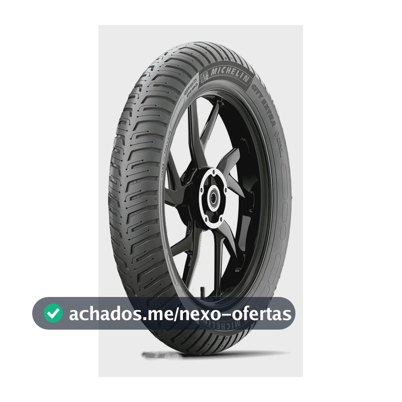 Pneu Fan Cg Tras 90/90-18 City Extra S/ Câmara Michelin