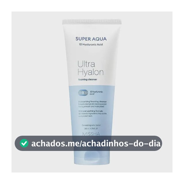 c Ss/limpador Facial Missha Super Aqua Ultra Hyalron Cleans