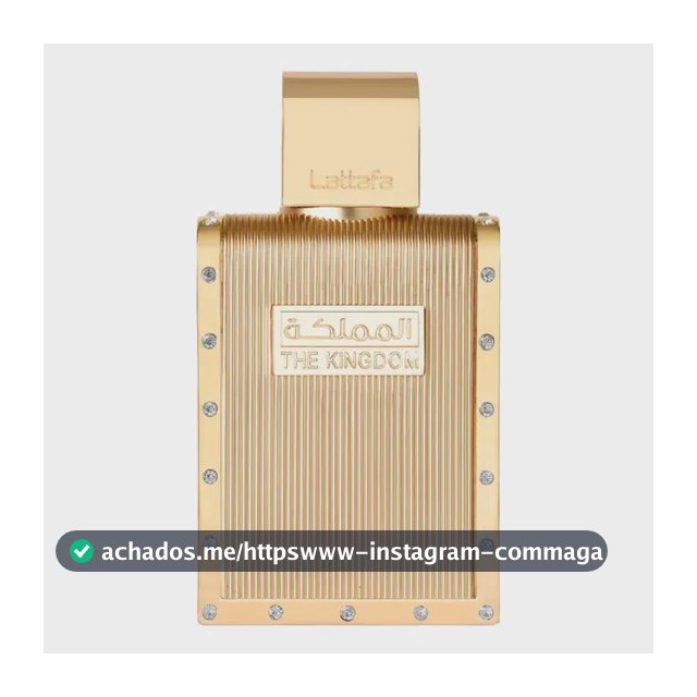Perfume Lattafa Original The Kingdom Tradicional Masculino Eau De Parfum 100 Ml