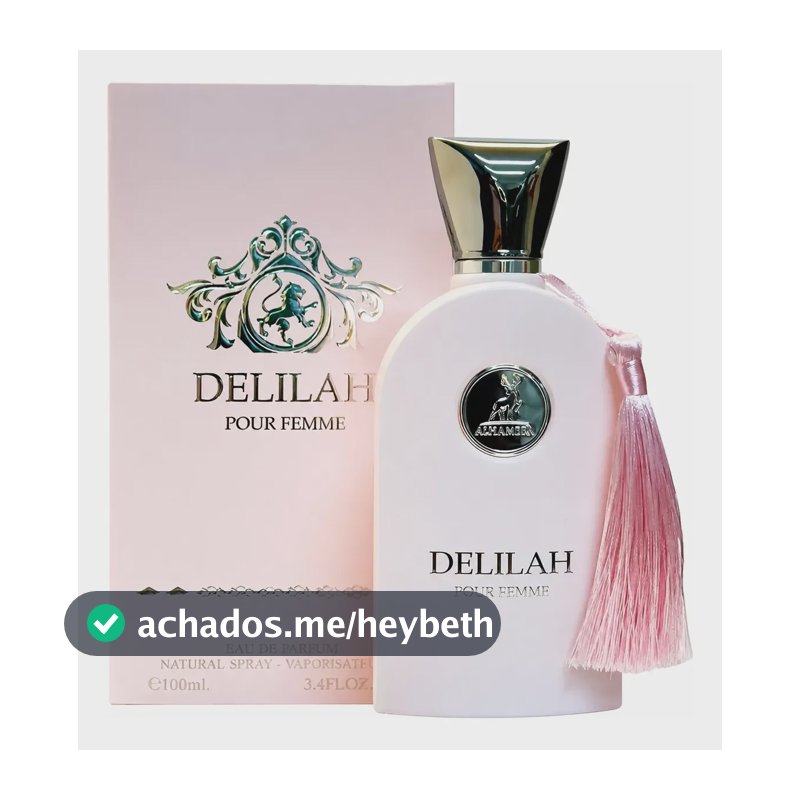 Perfume Árabe Maison Alhambra Delilah Pour 100ml  Original