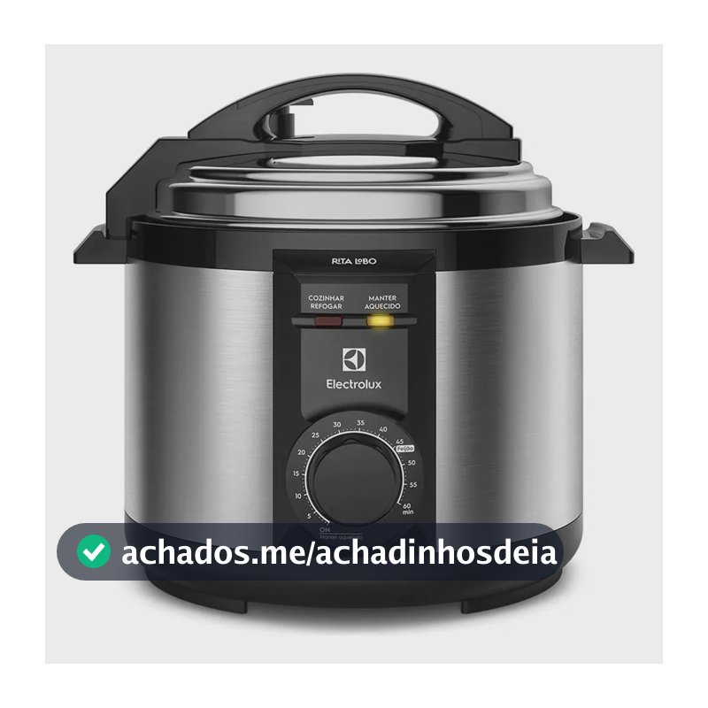 Panela Elétrica De Pressão Pce20 Inox 5 Litros Electrolux Frequência 60 Hz Cor Inox e Preto