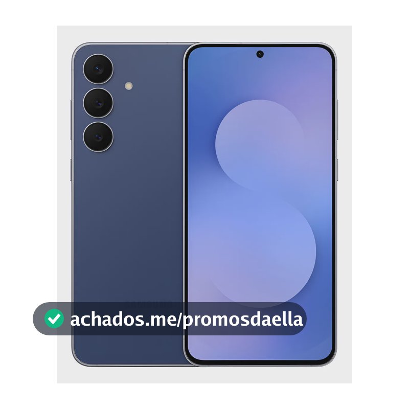 Celular Samsung Galaxy S25 Fe 5g, 256gb, 8gb Ram, Câmera Tripla De 50+12+8, Tela Grande De 6.7 Azul Marinho
