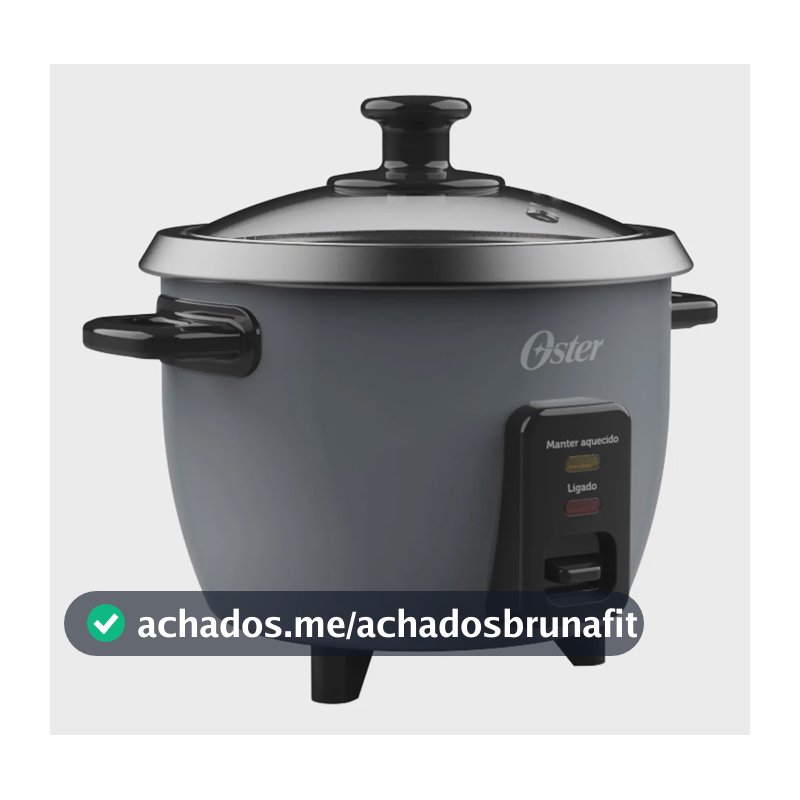 Panela Elétrica De Arroz Oster Grafite Pan306 Cinza-escuro