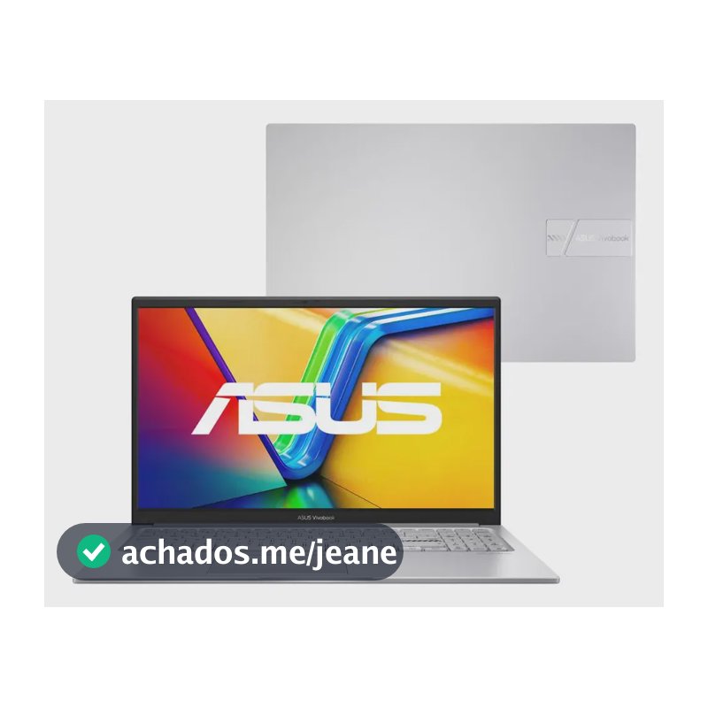 Notebook Asus Vivobook 15 X1504va Intel Core I5 1334u 4gb Ram 256gb Ssd Linux Keepos Tela 15,6 Led Fhd Silver - Nj1726