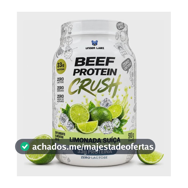 Under Labz Beef Protein Limonada Suiça 910 G Proteína Limonada Suíça