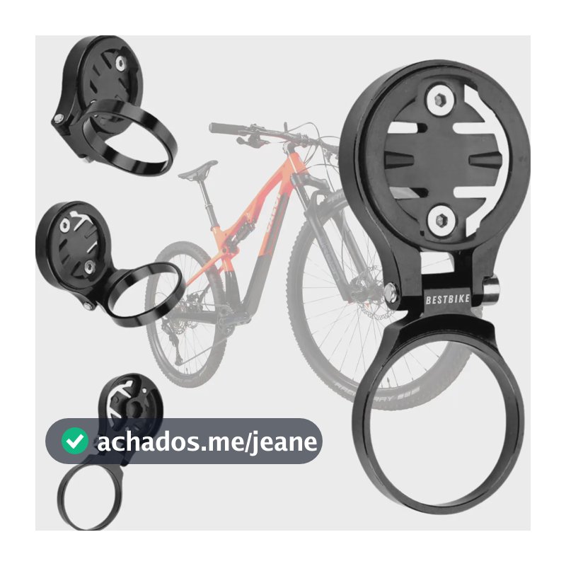 Suporte/ Gps/ prolongador/ Bicicleta/ Genérico/ Preto Alumínio