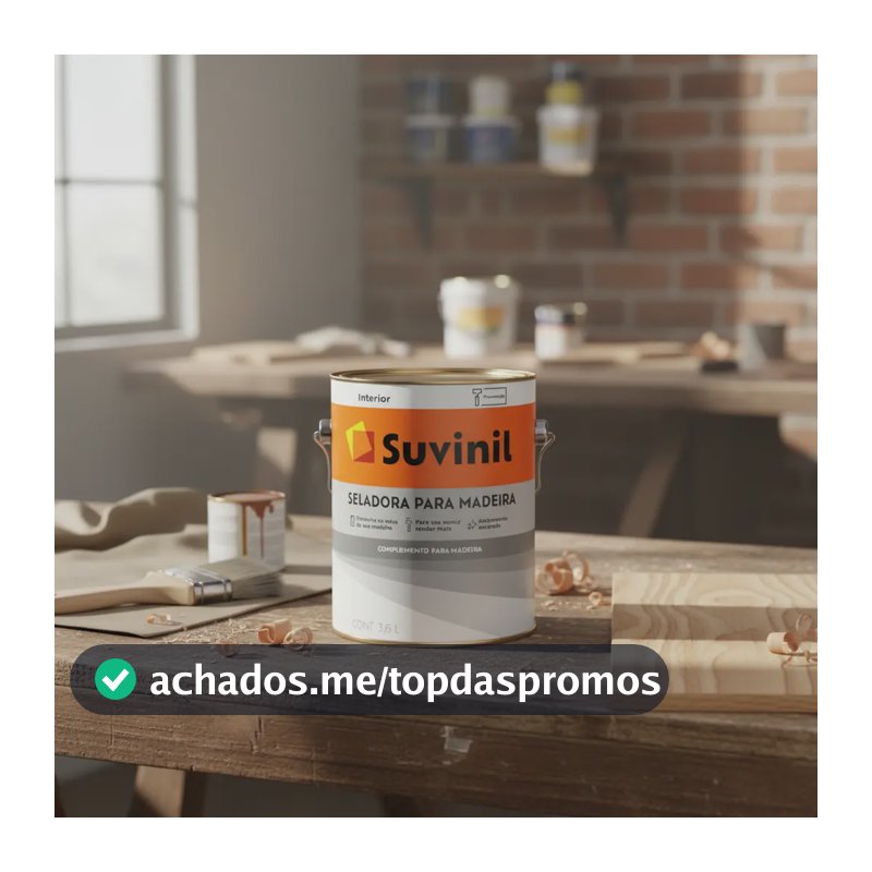 Selador Para Madeira Suvinil 3,6l Proteção E Acabamento