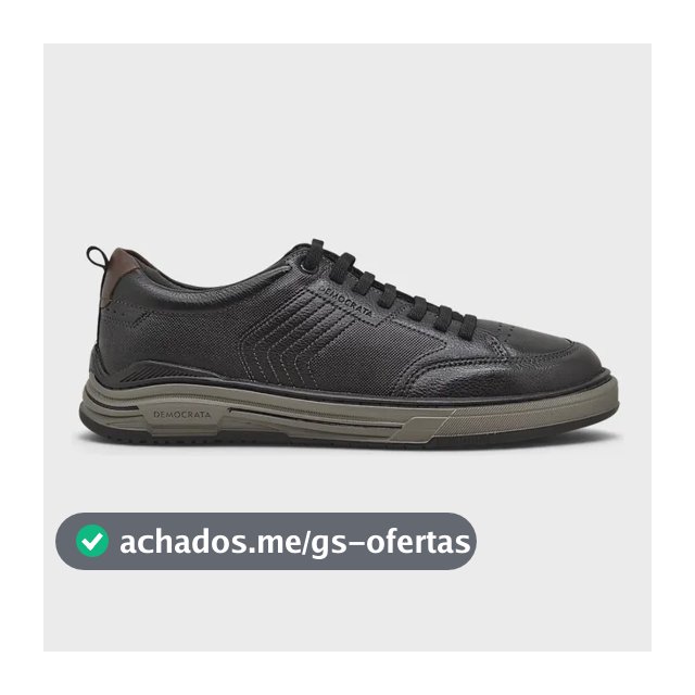 Tenis Democrata Denim Dylan Masculino Couro Casual Macio