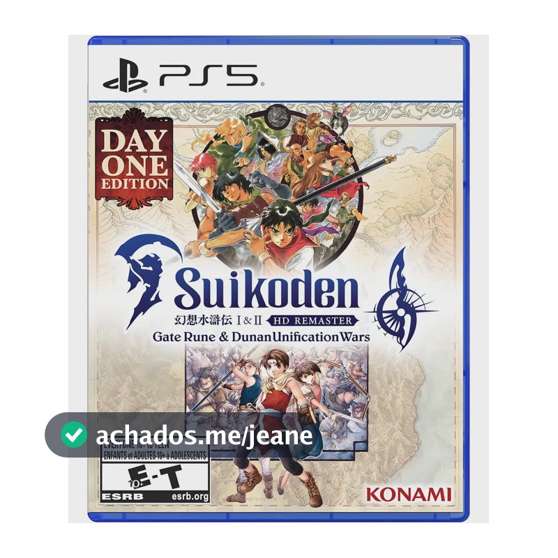 Suikoden I & Ii Hd Remaster Day One Edition Ps5 Midia Fisica