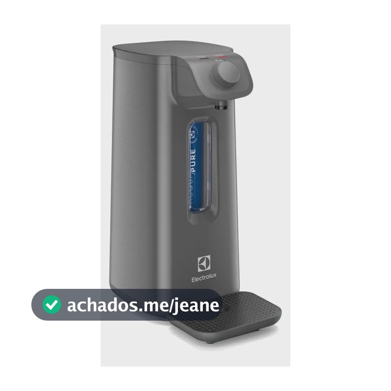 Purificador De Água Electrolux Efficient Compacto Pn10 Cinza-escuro Não É Eletrico