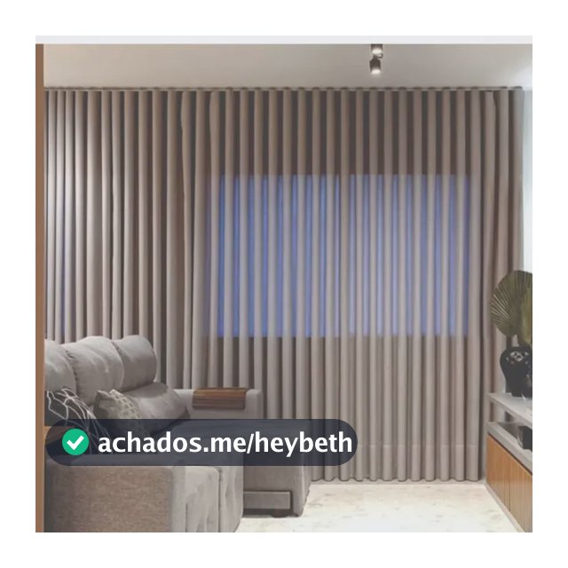 Cortina Gaze De Linho 6m X 2,80m - Trilho Suíço - Promoção
