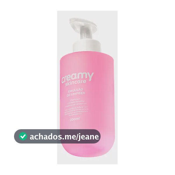 Emulsão De Limpeza Creamy 200ml (limpador Suave Hidratante) Momento De Aplicação Dia/noite Tipo De Pele Normal A Seca