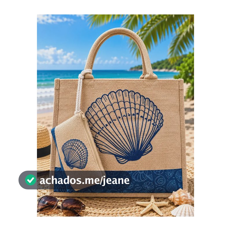 Bolsa Feminina Praia Piscina Verao Necessare Modelo Grande Palha