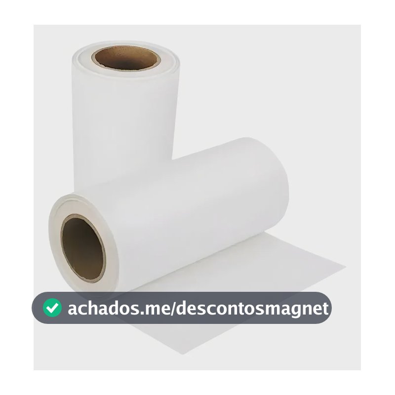 Filme DTF Transparente Leitoso Pro Resolution 120g Rolo 30cm x 100m