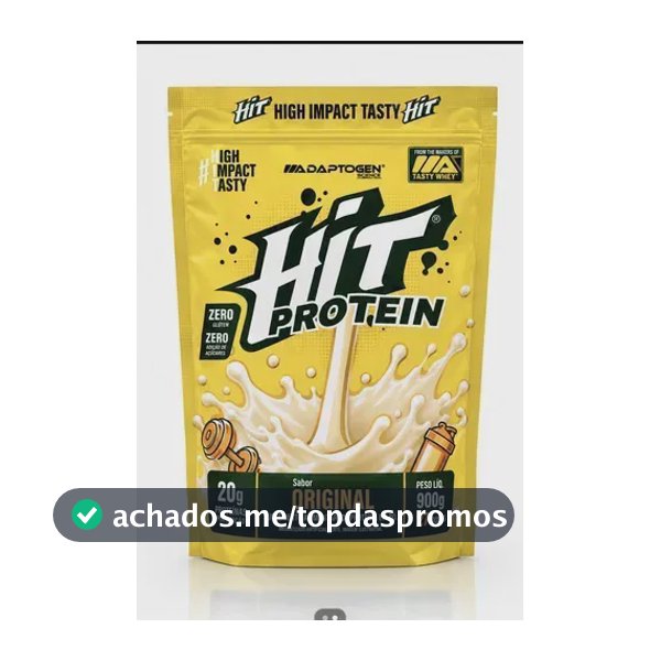 Whey Hit Protein Adaptogen 900g Sabor Original
