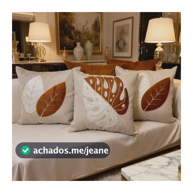 Kit 5 Capas De Almofada Linho Bordada Decorativa Full